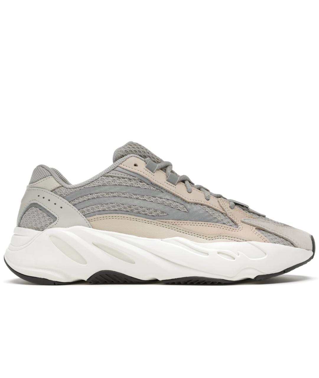 ADIDAS YEEZY Серые текстильные кроссовки, фото 1