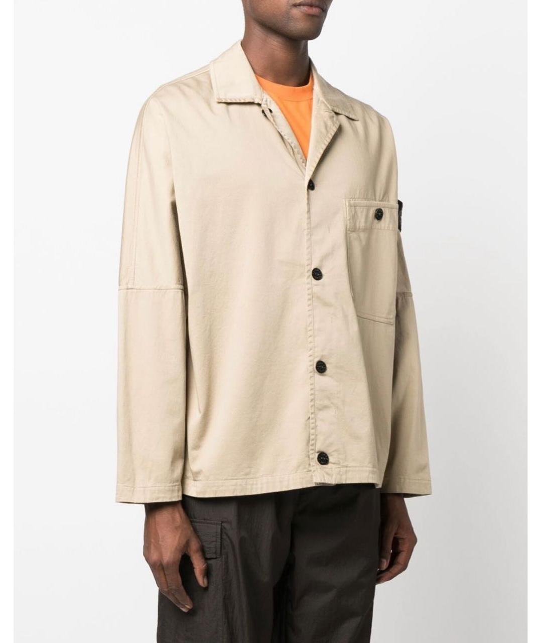 STONE ISLAND Бежевая куртка, фото 8