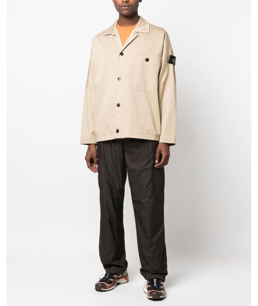STONE ISLAND Бежевая куртка, фото 7