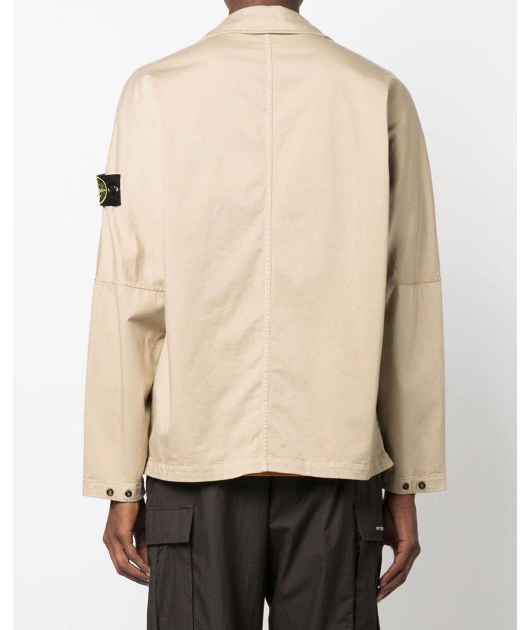 STONE ISLAND Бежевая куртка, фото 5