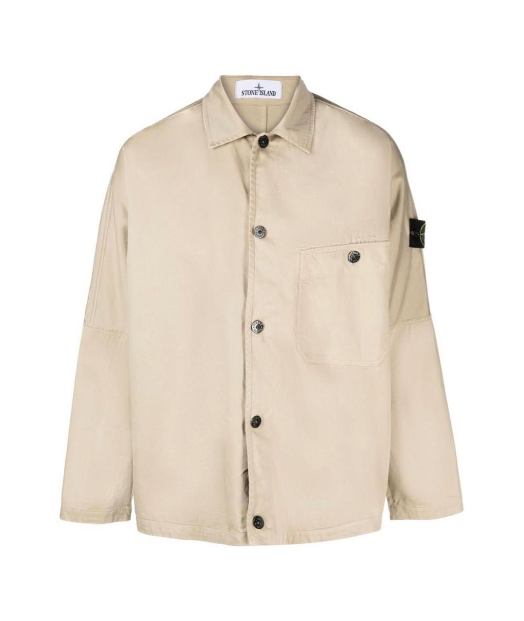 STONE ISLAND Бежевая куртка, фото 6