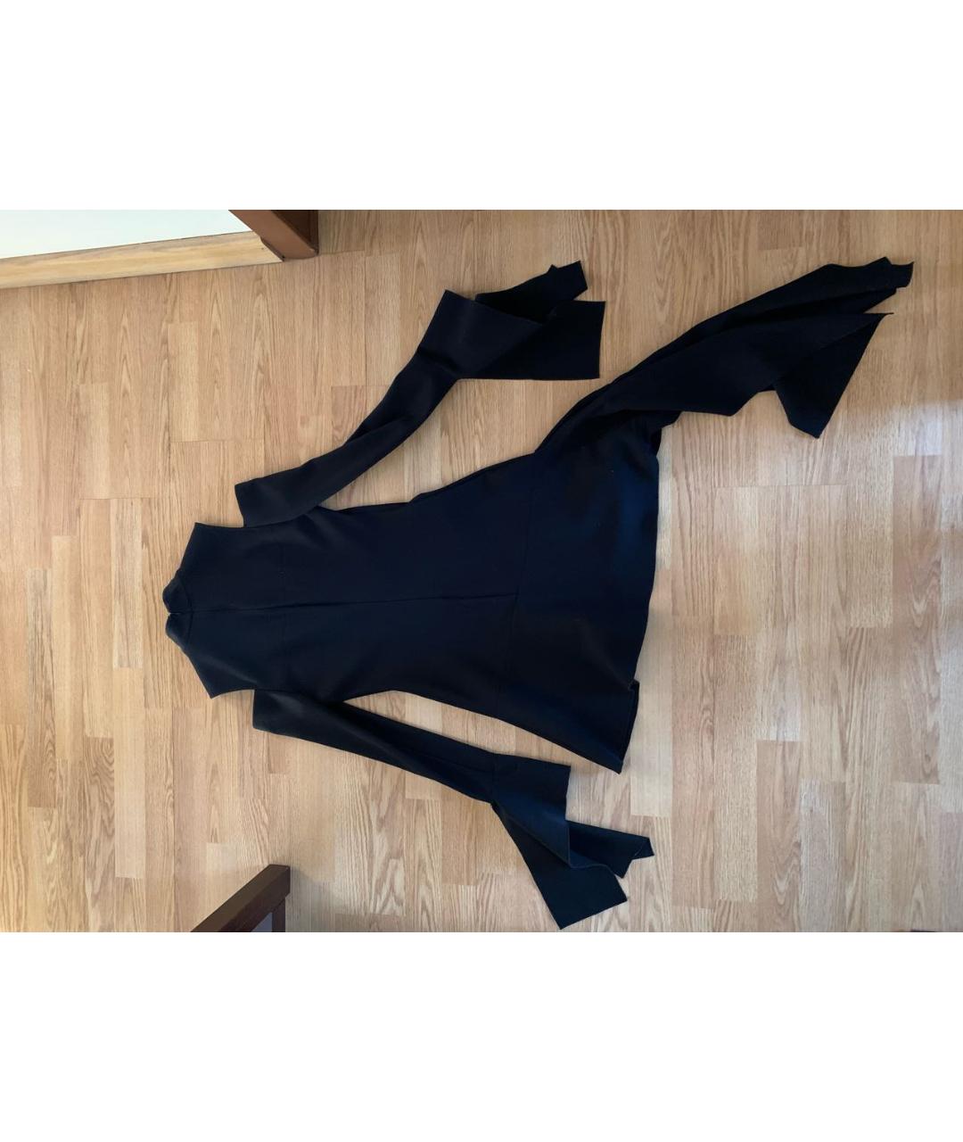 ALEXIS Черное вискозное коктейльное платье, фото 2