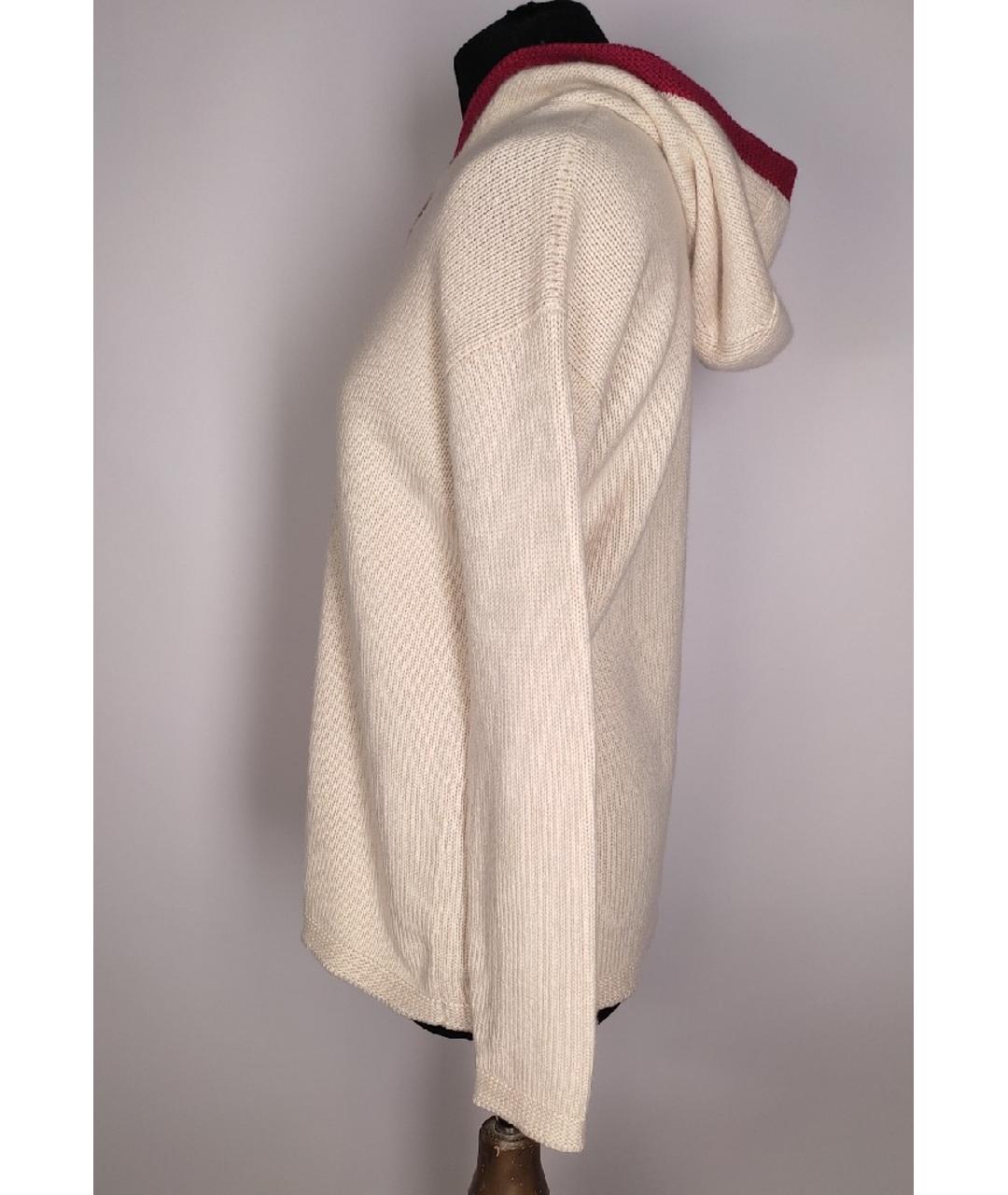 LORO PIANA Бежевый кашемировый джемпер / свитер, фото 2