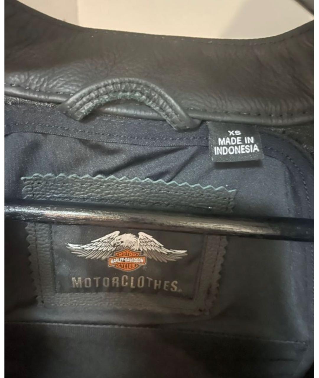Harley Davidson Серая кожаная спортивная куртка, фото 3