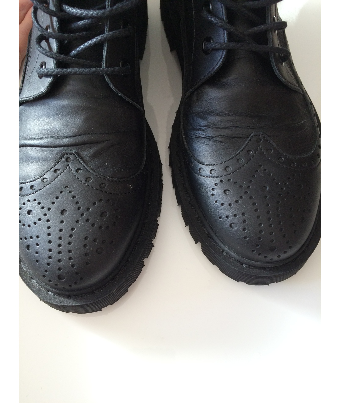 GOLDEN GOOSE DELUXE BRAND Черные кожаные ботинки, фото 2