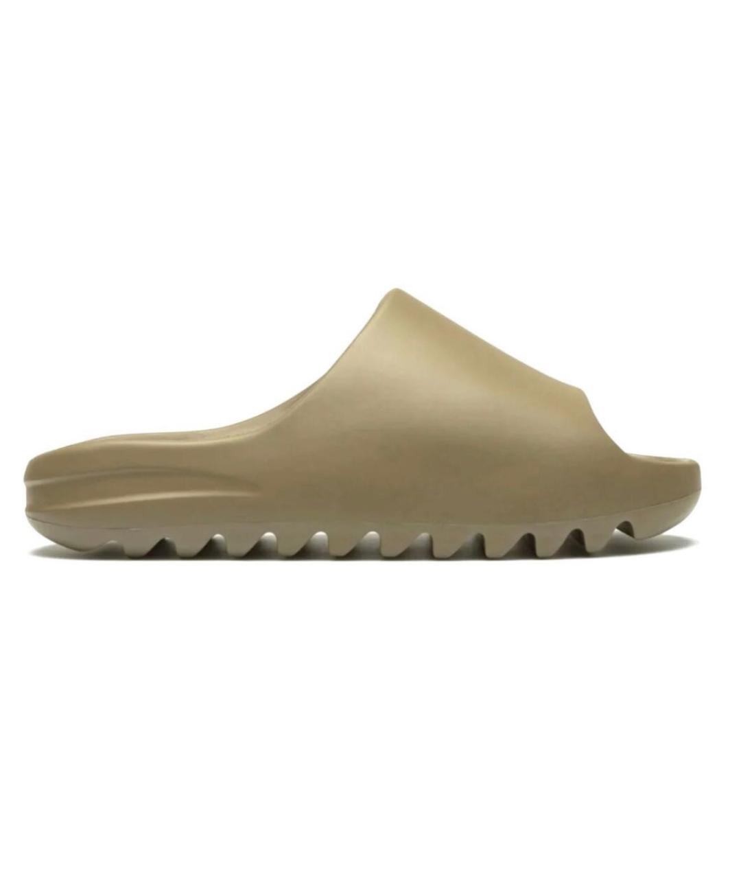 ADIDAS YEEZY Коричневые шлепанцы, фото 1