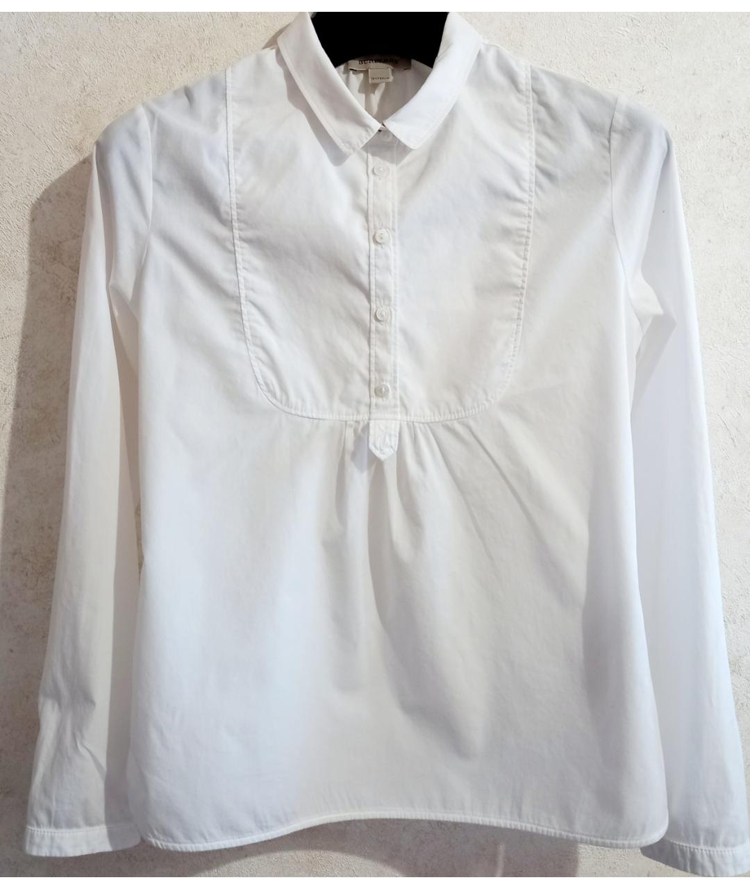 BURBERRY Белая хлопковая рубашка/блузка, фото 8