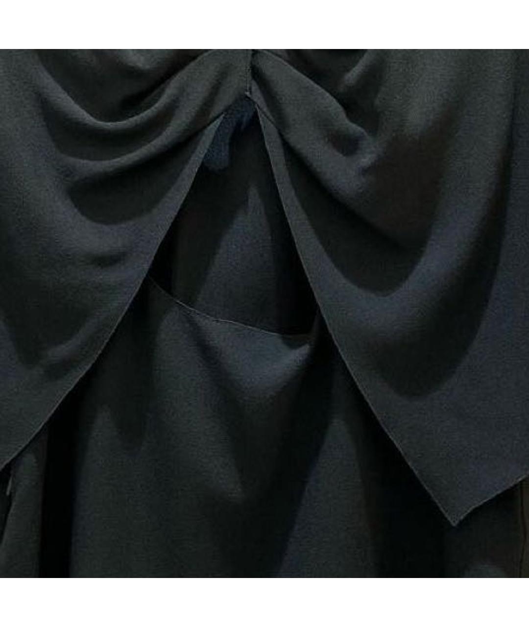 PRADA Черная вискозная блузы, фото 4