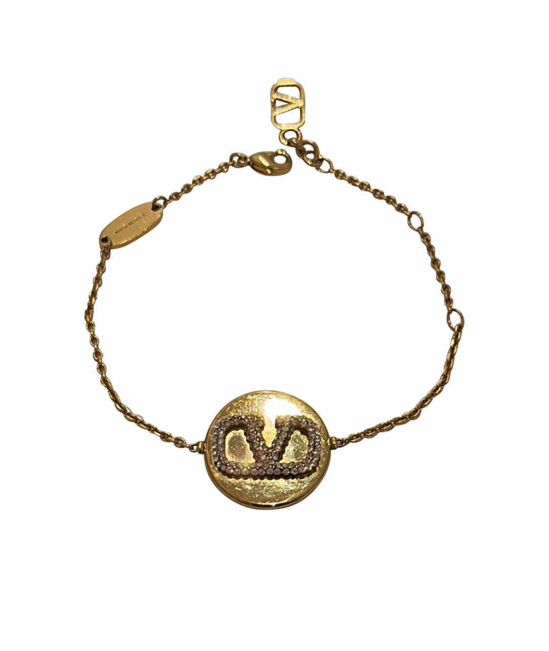 VALENTINO Золотой латунный браслет, фото 1