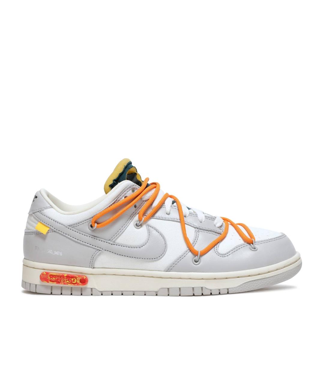 NIKE Серые кожаные низкие кроссовки / кеды, фото 1