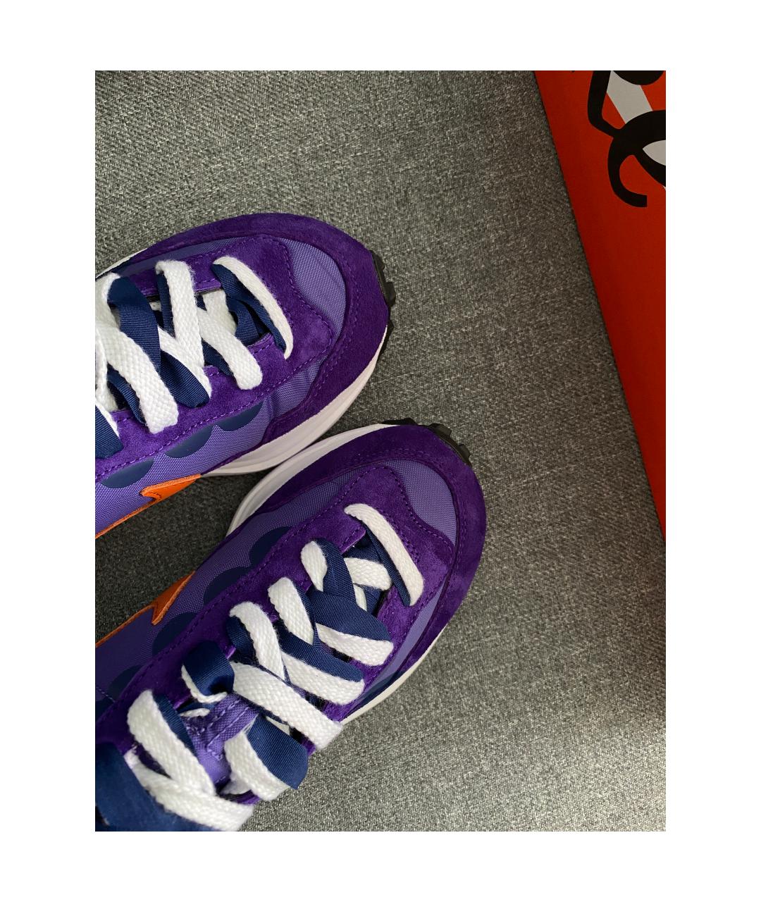 NIKE Фиолетовые текстильные кроссовки, фото 3