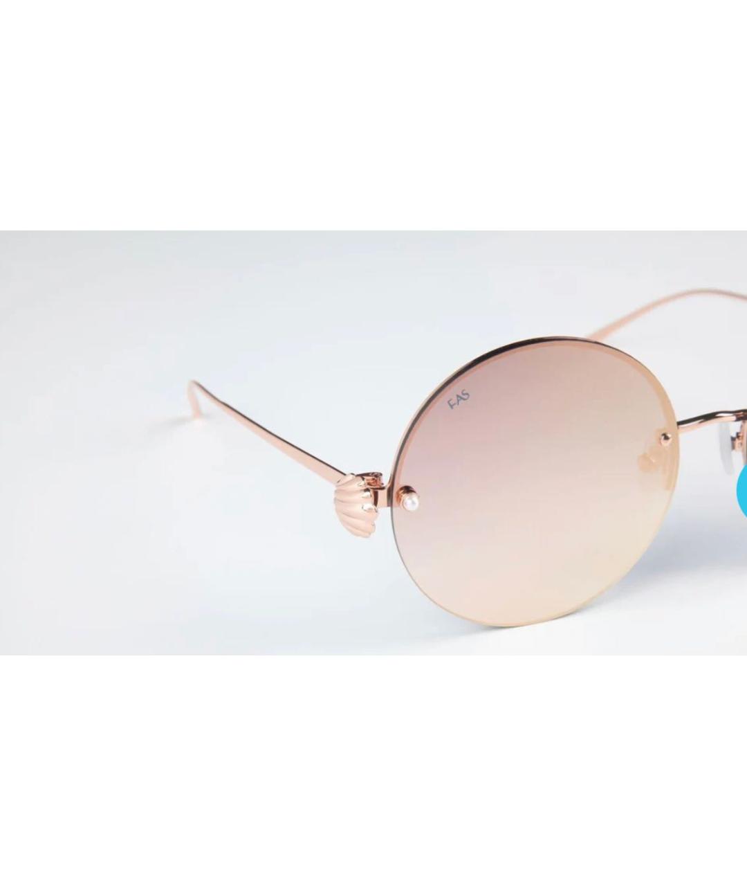 FOR ART'S SAKE Розовые пластиковые солнцезащитные очки, фото 2