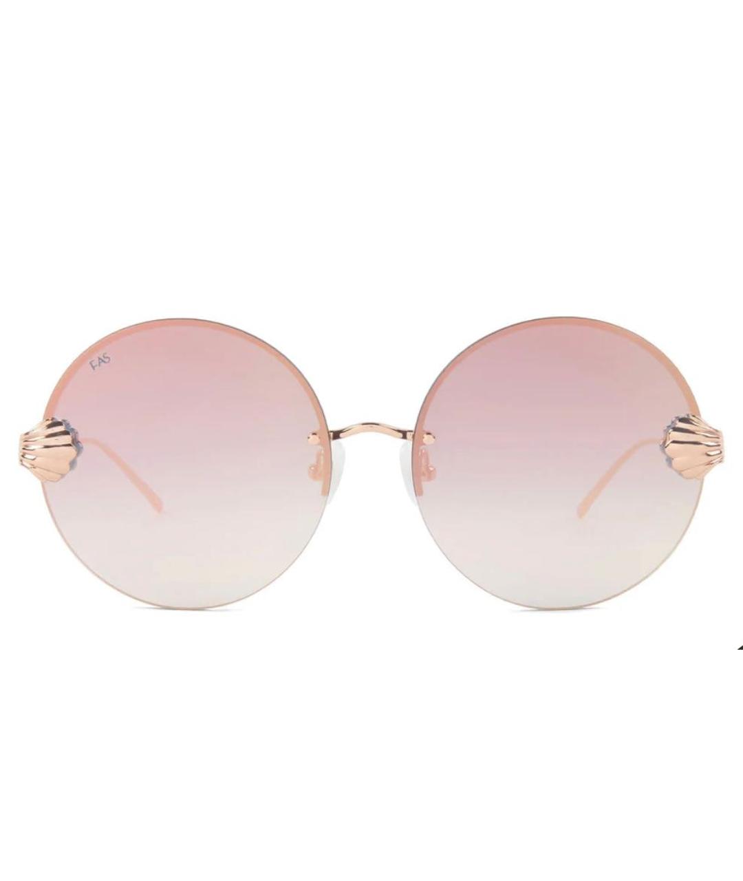 FOR ART'S SAKE Розовые пластиковые солнцезащитные очки, фото 1