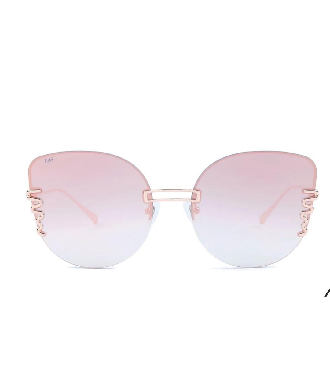 FOR ART'S SAKE Розовые пластиковые солнцезащитные очки, фото 1