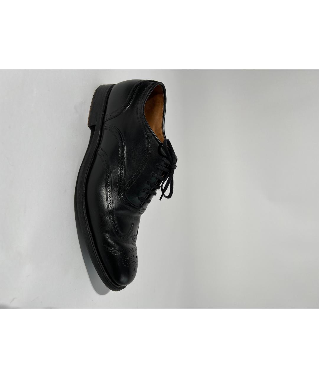 CHURCH'S Черные кожаные туфли, фото 10