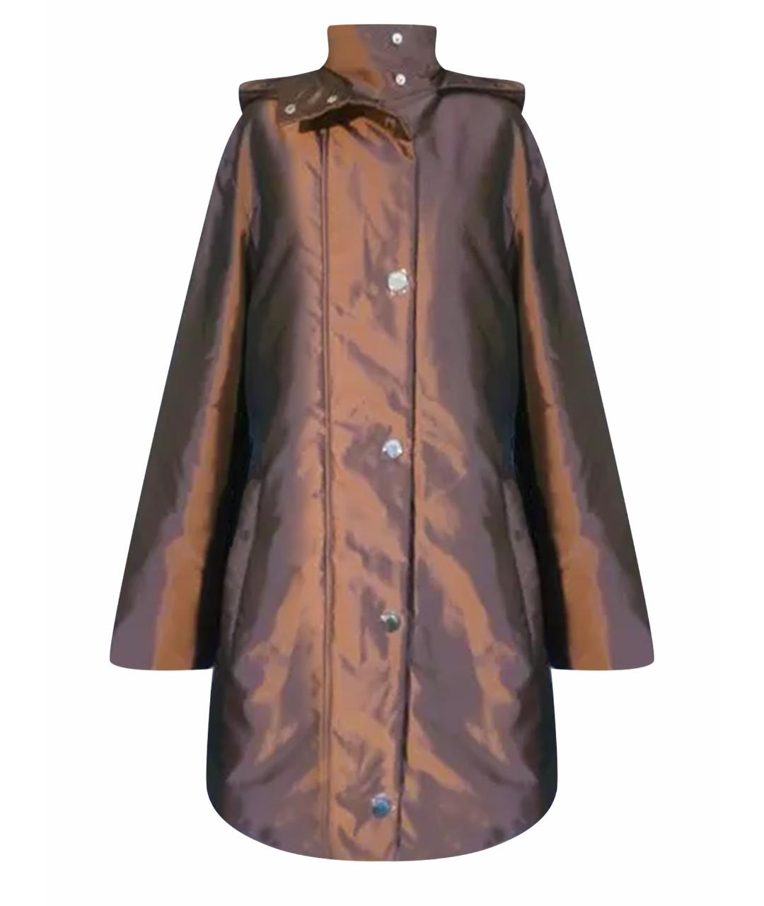 ELEGANCE Бордовое полиэстеровое пальто, фото 1