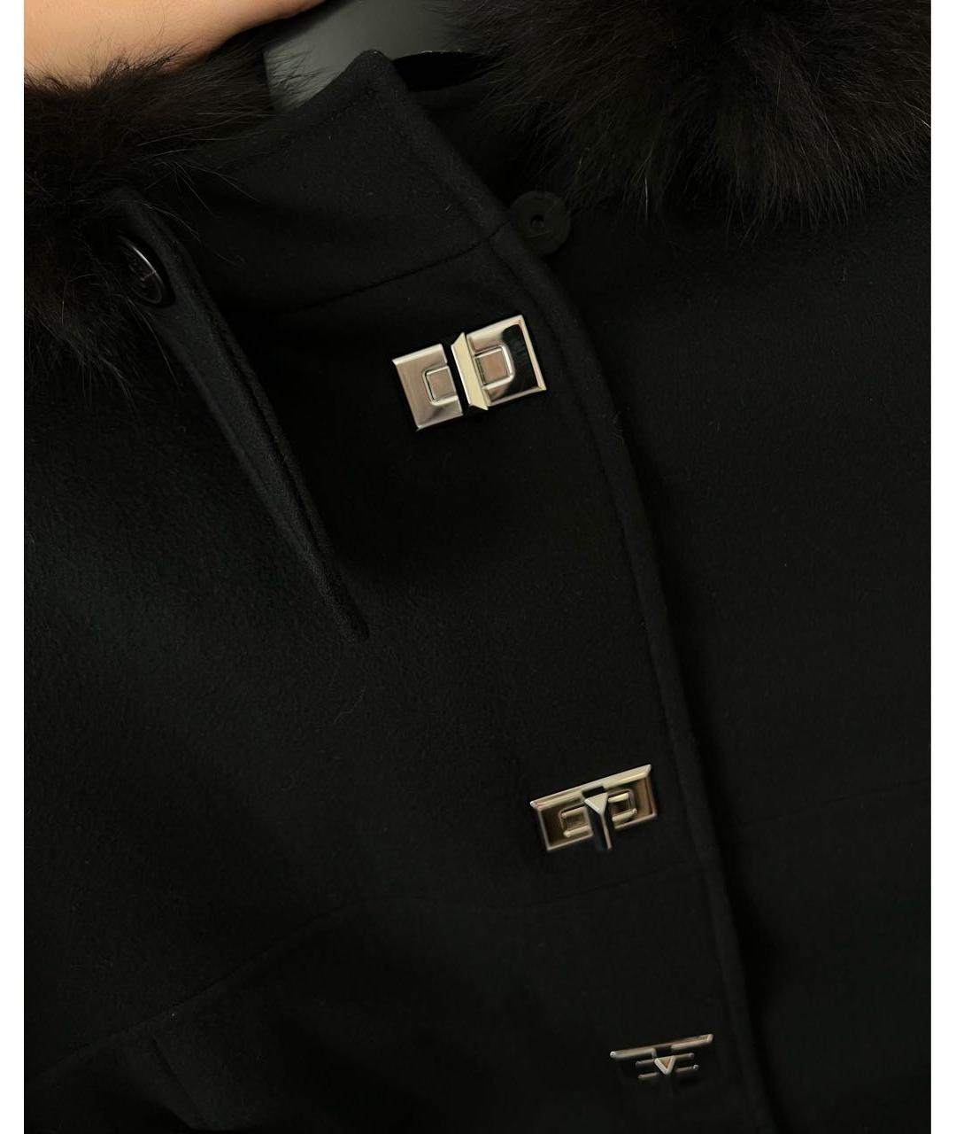 CHRISTIAN DIOR PRE-OWNED Черное кашемировое пальто, фото 5