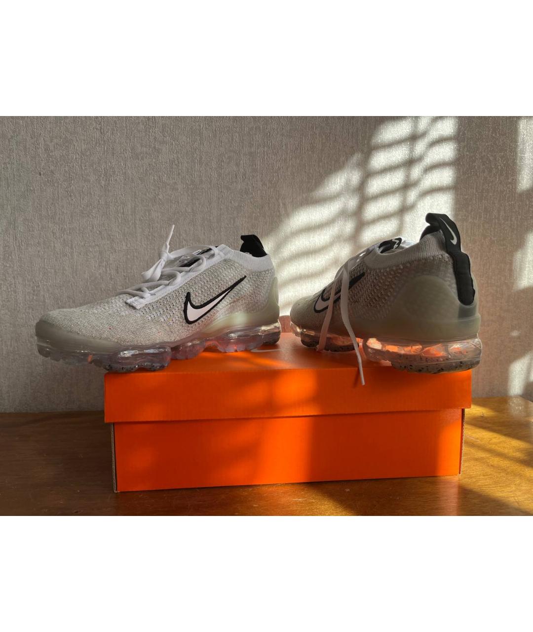 NIKE Серебряные низкие кроссовки / кеды, фото 2