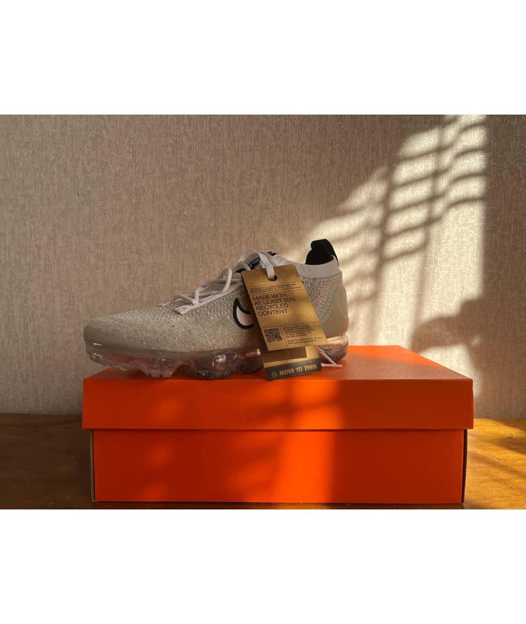 NIKE Серебряные низкие кроссовки / кеды, фото 3