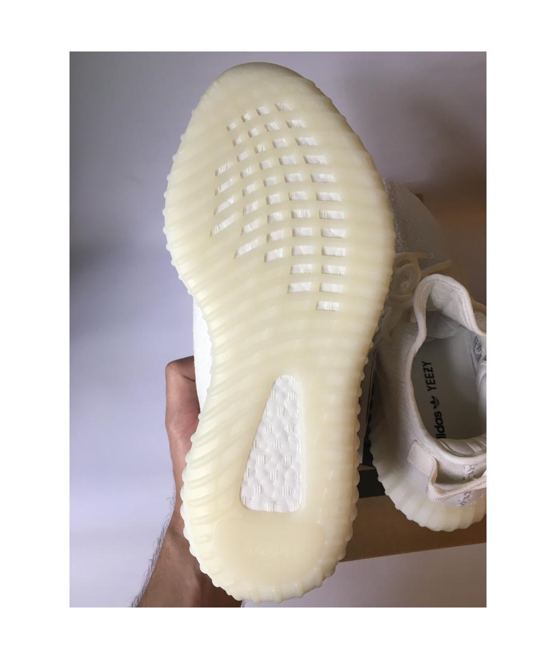 ADIDAS YEEZY Белые низкие кроссовки / кеды, фото 5