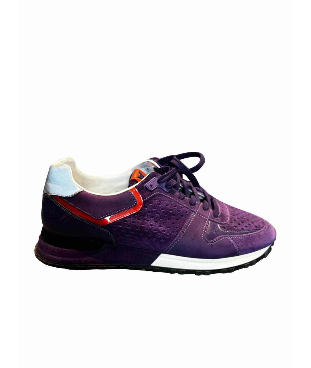 LOUIS VUITTON PRE-OWNED Фиолетовые кроссовки, фото 1