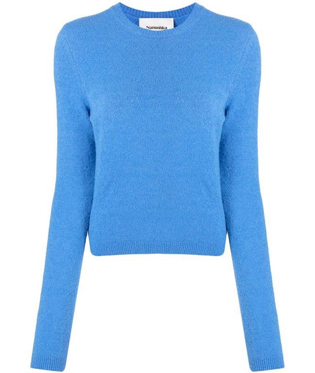 NANUSHKA Синий шерстяной джемпер / свитер, фото 1