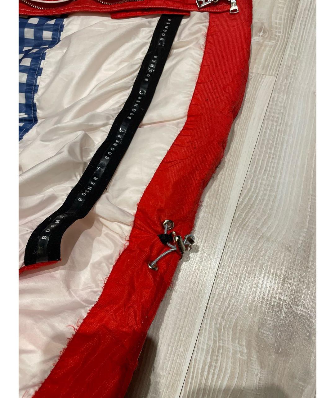 BOGNER Красная полиэстеровая куртка, фото 7