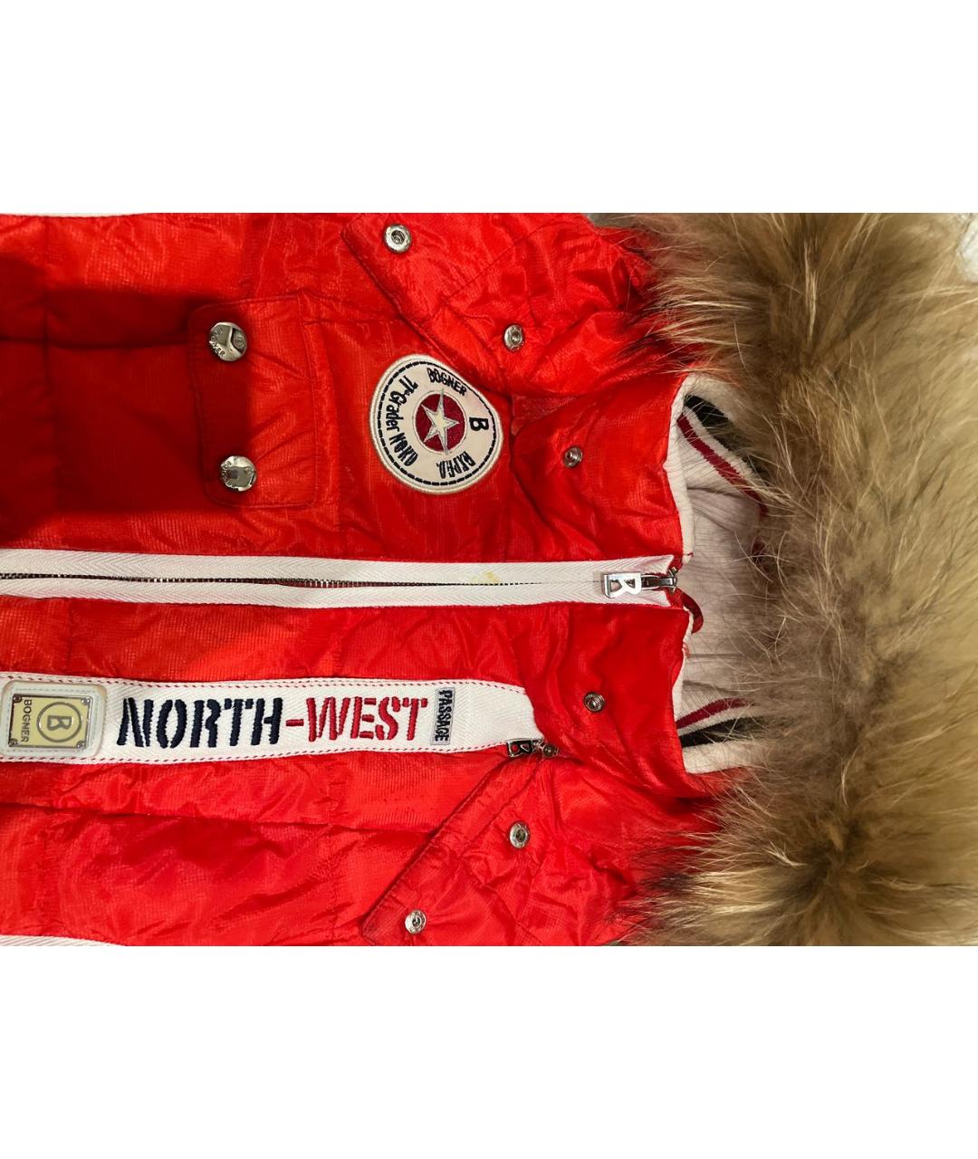 BOGNER Красная полиэстеровая куртка, фото 4