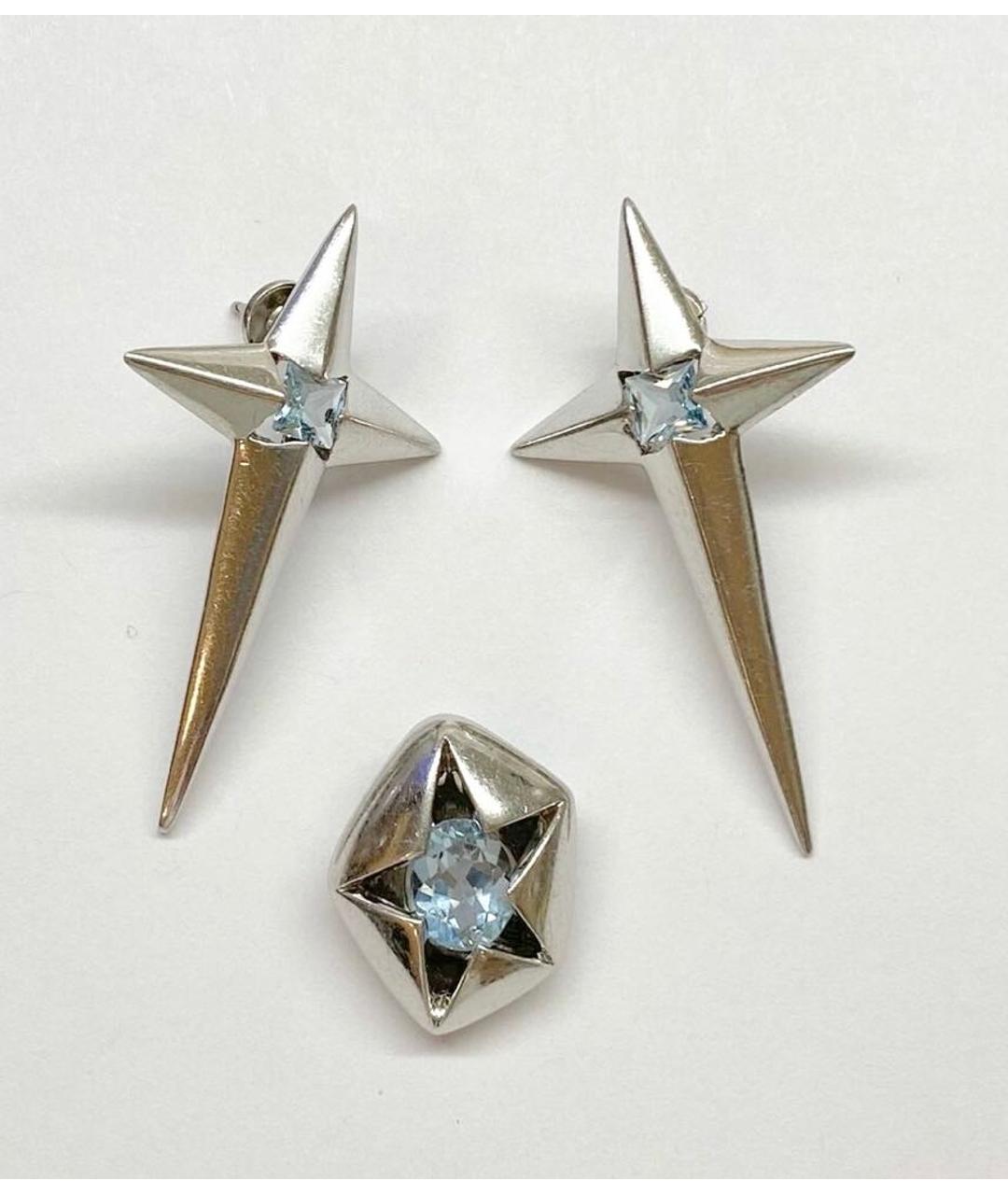 MUGLER VINTAGE Серебряные серебряные серьги, фото 3