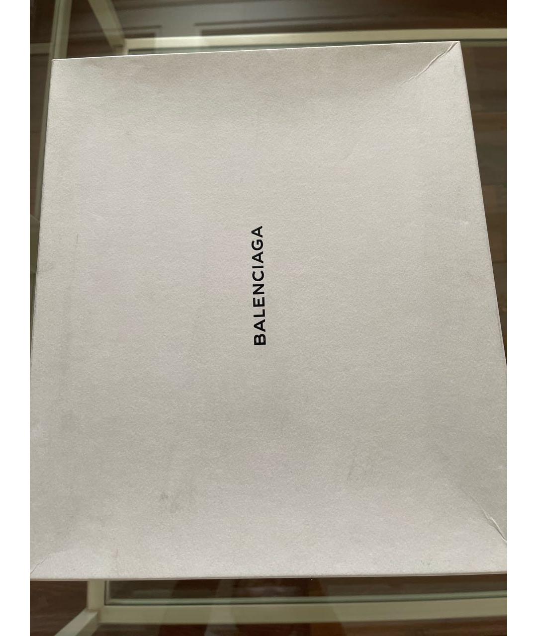 BALENCIAGA Черные кожаные ботинки, фото 7