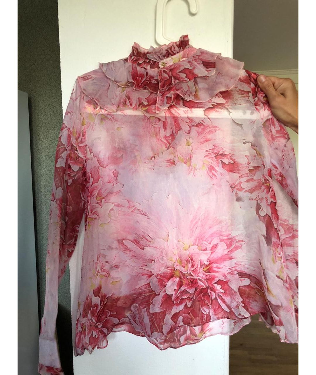ROBERTO CAVALLI Розовая рубашка/блузка, фото 4
