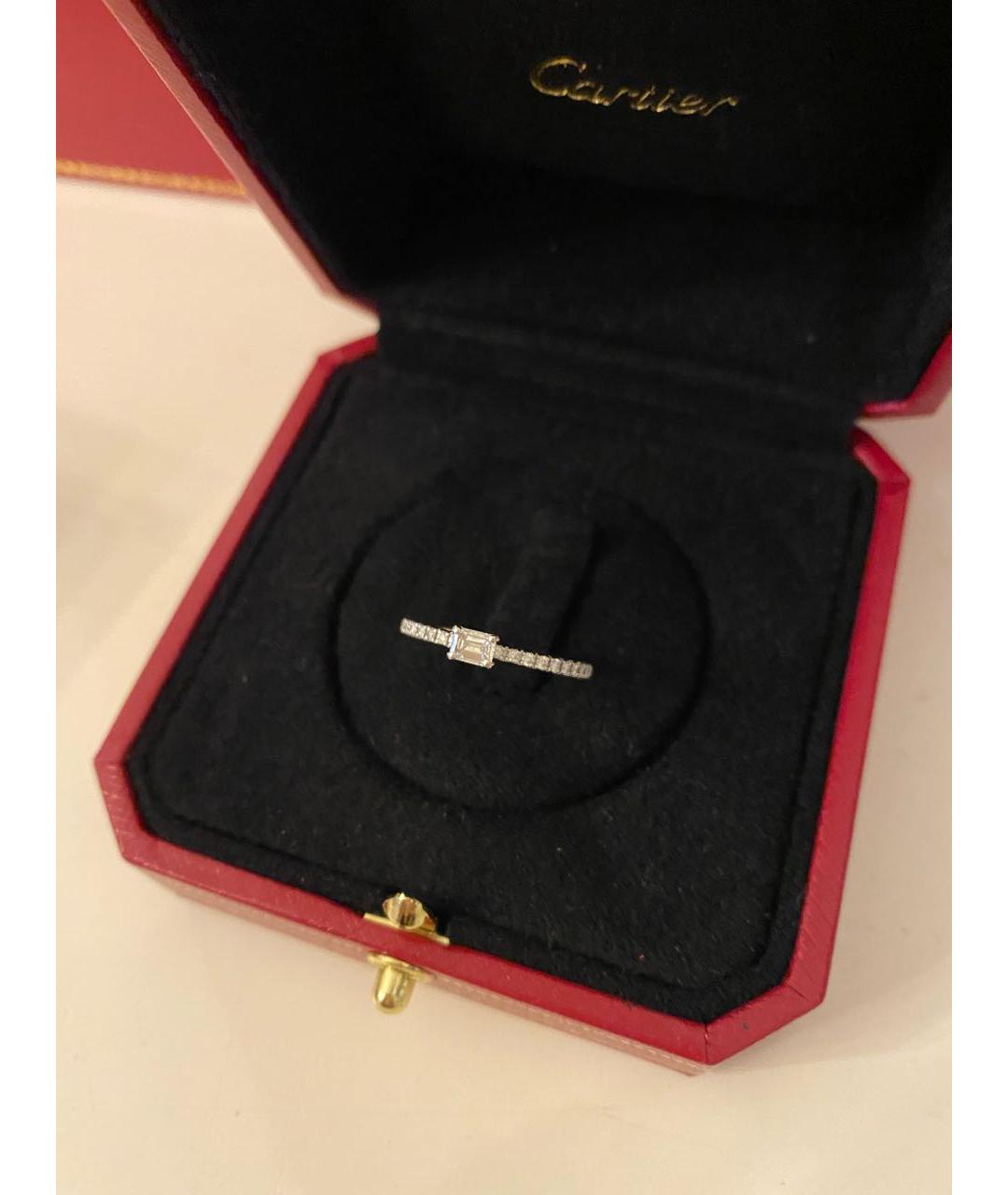 CARTIER Белое кольцо из белого золота, фото 2