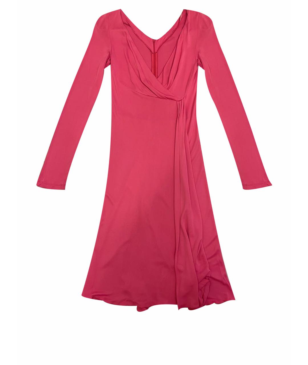 VERSACE Розовое коктейльное платье, фото 1