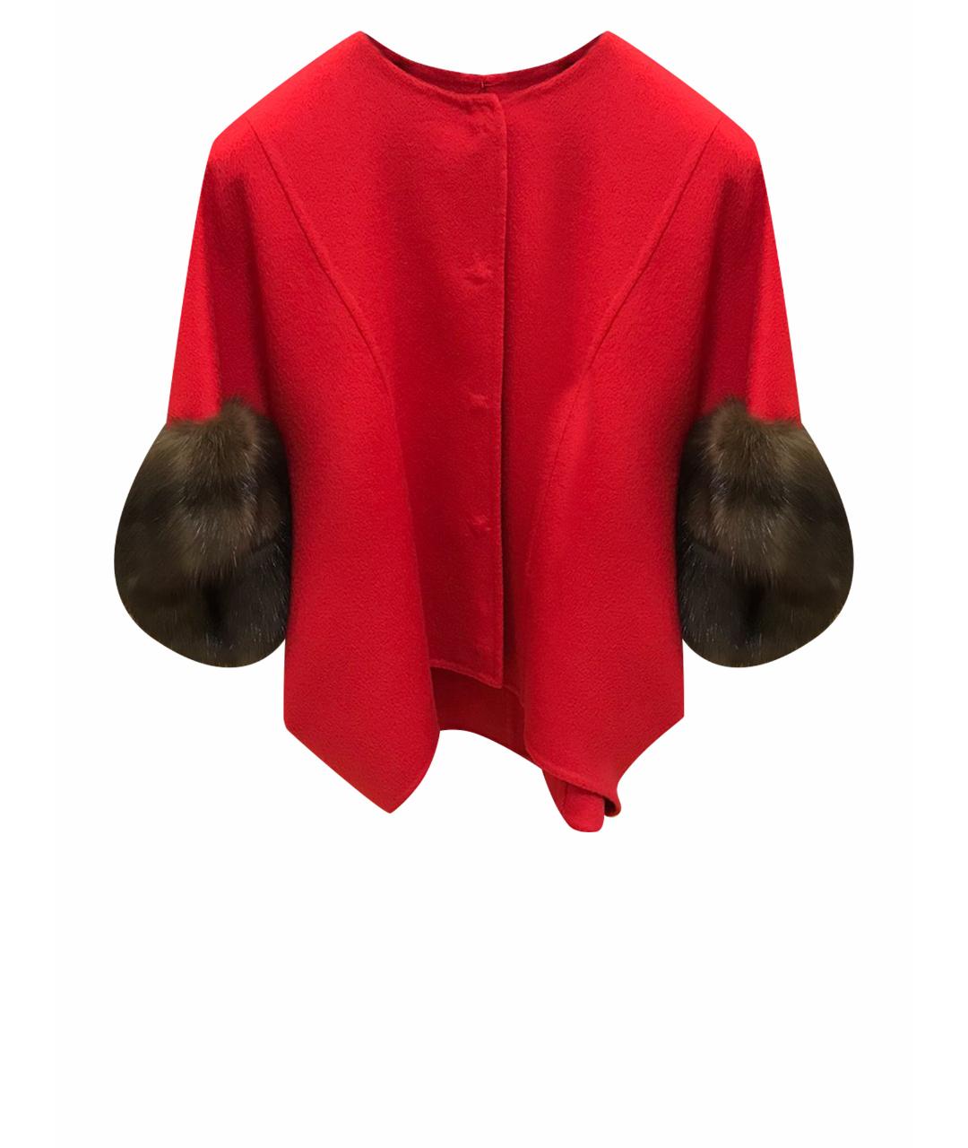 LANGIOTTI Красная кашемировая куртка, фото 1