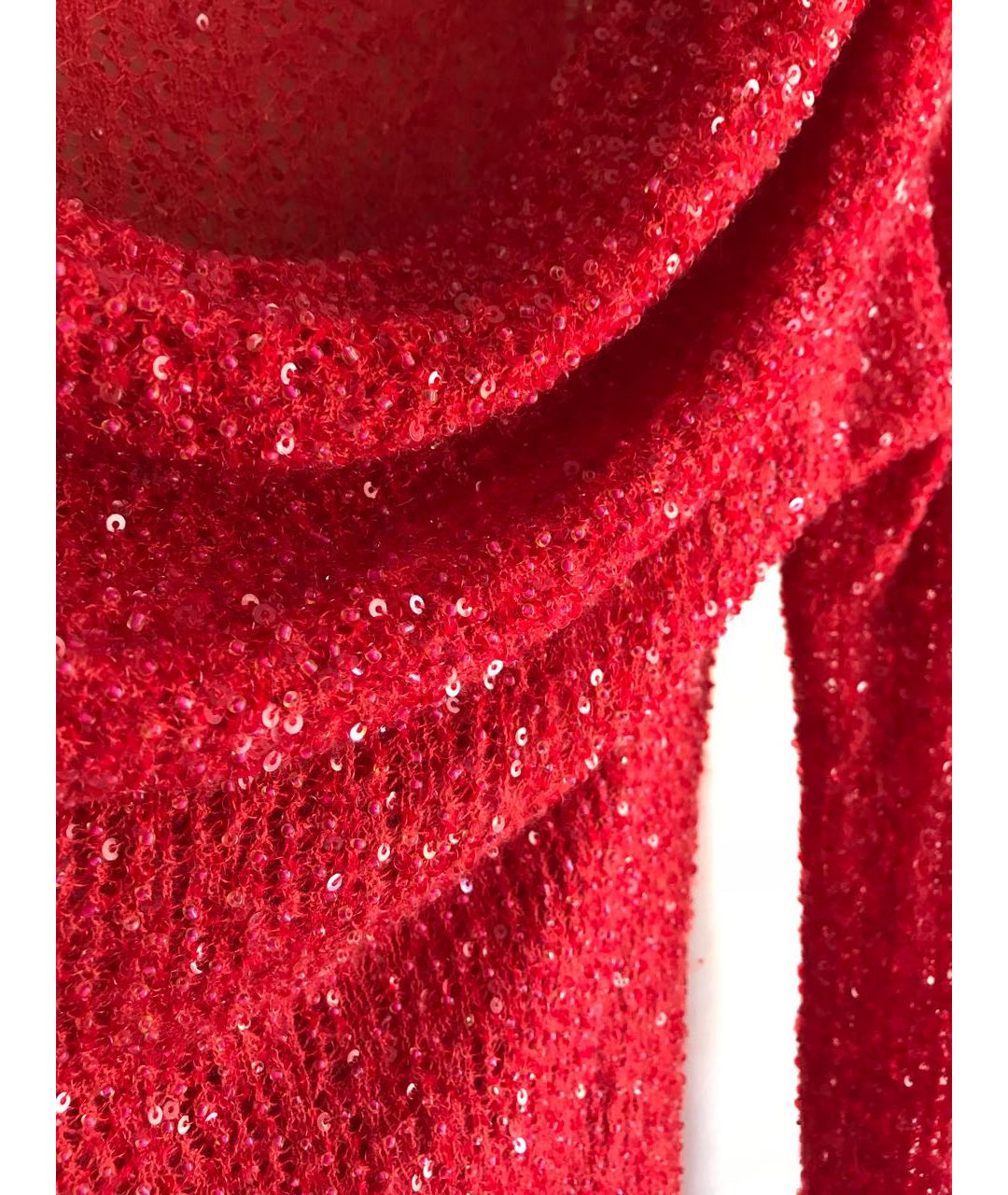 DONNA KARAN Красный кашемировый джемпер / свитер, фото 2