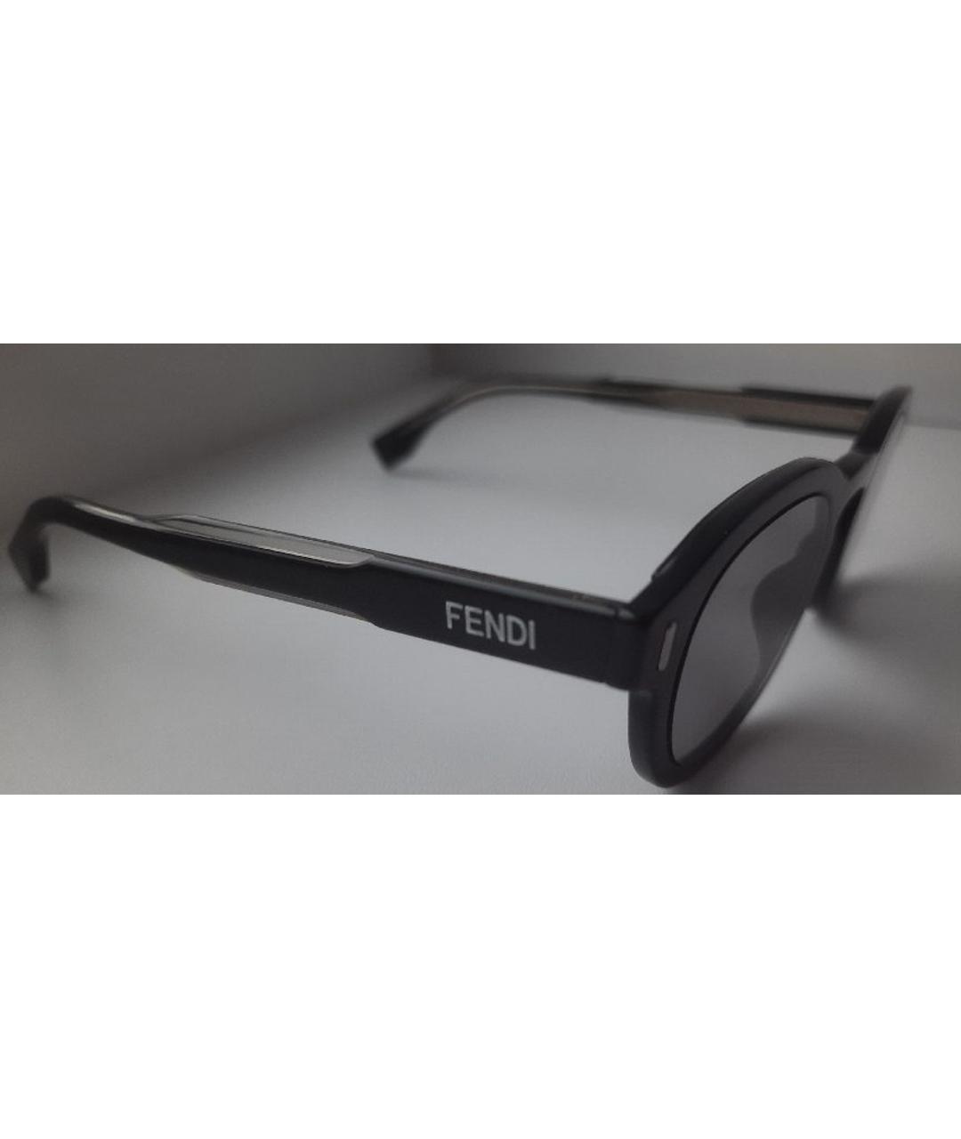 FENDI Черные солнцезащитные очки, фото 3