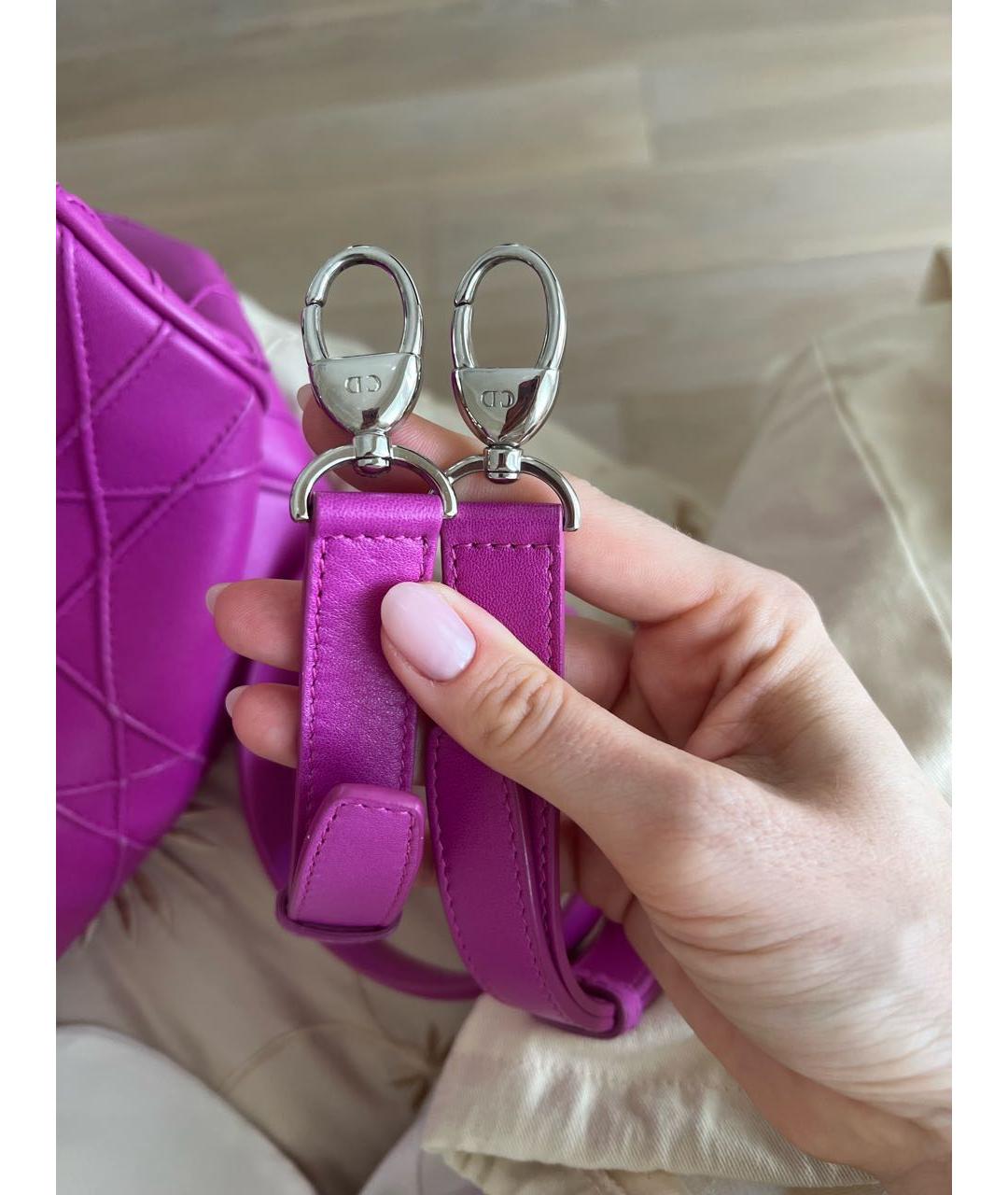 CHRISTIAN DIOR PRE-OWNED Розовая кожаная сумка с короткими ручками, фото 7