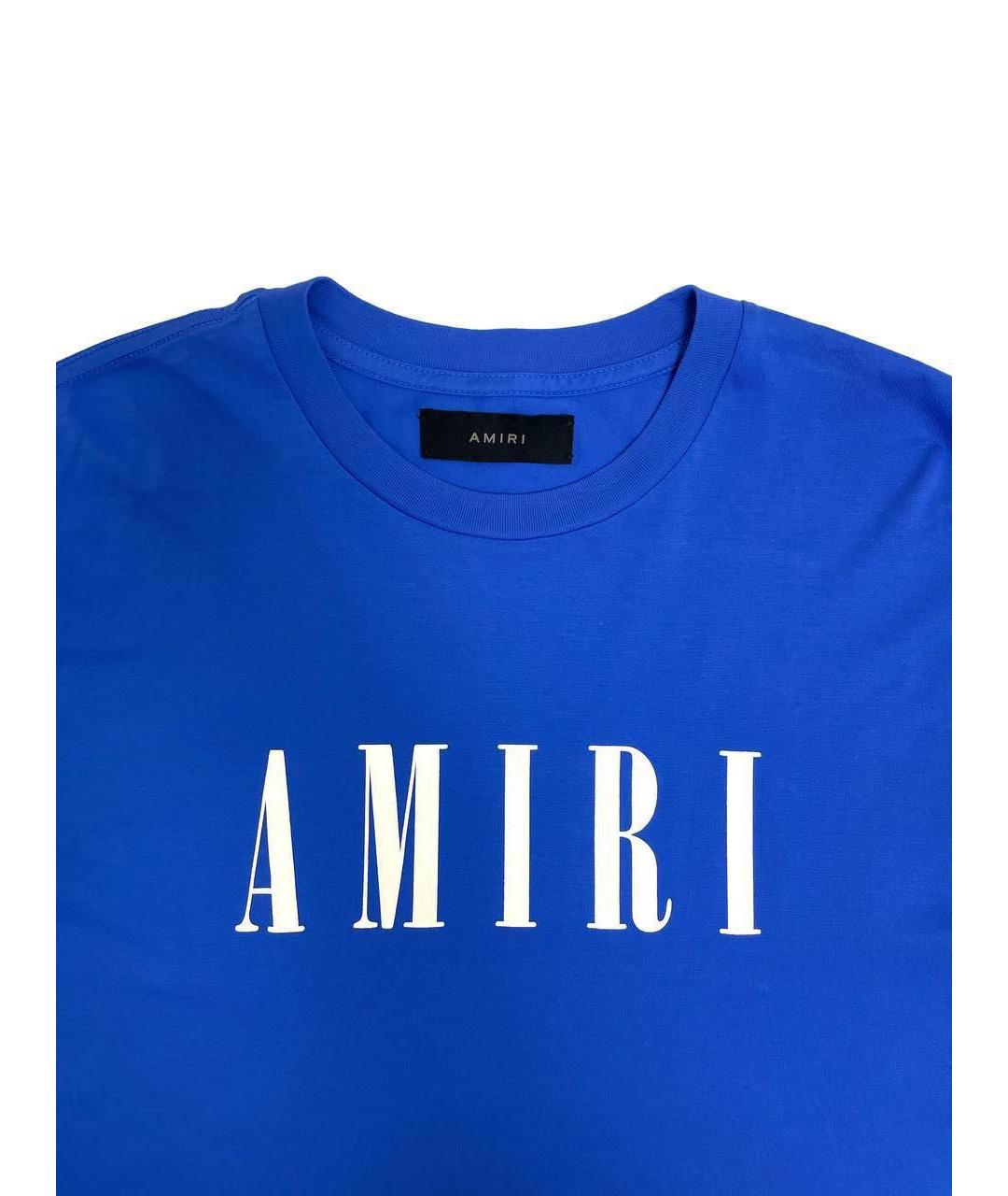 AMIRI Хаки хлопковая футболка, фото 2