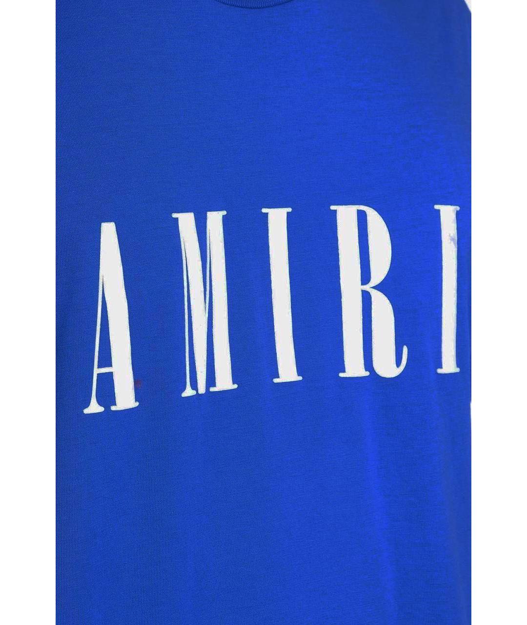 AMIRI Хаки хлопковая футболка, фото 3