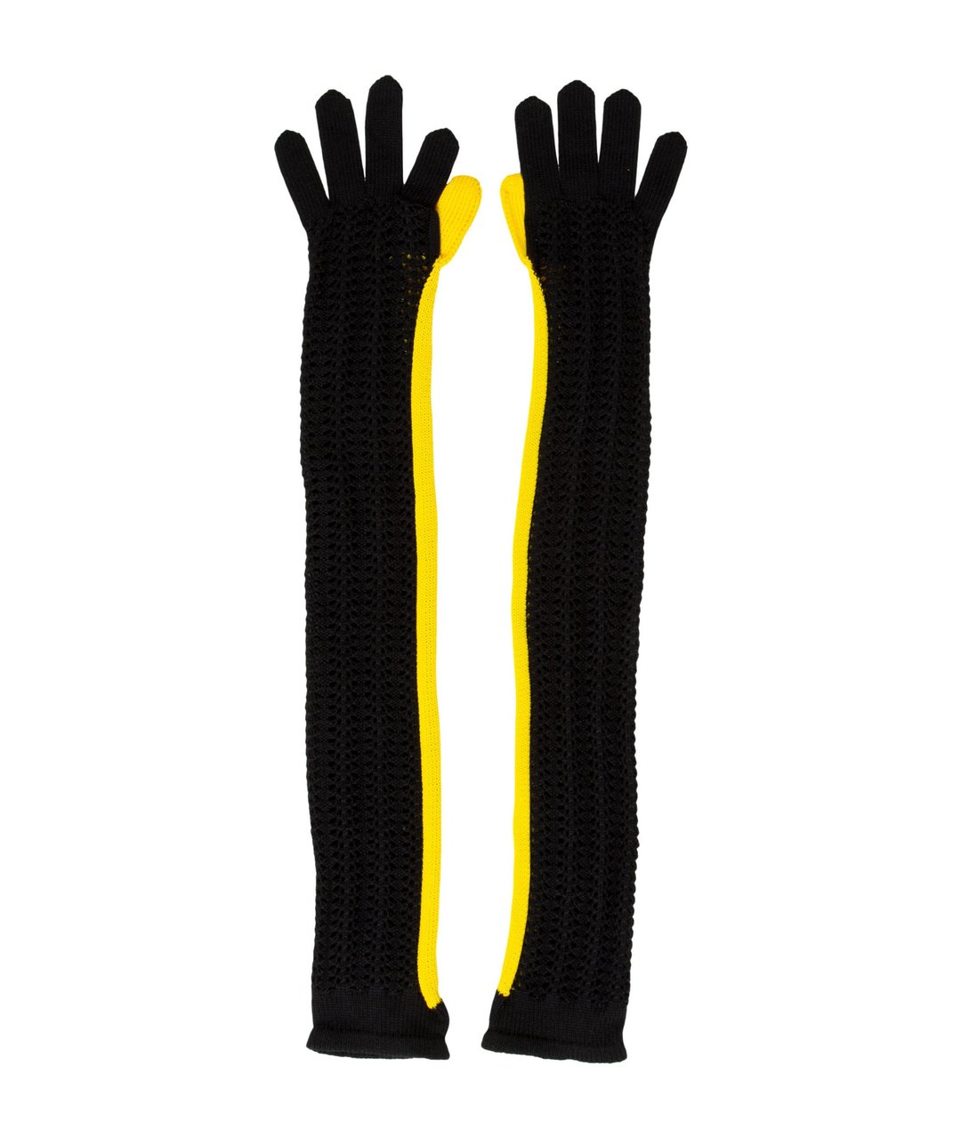 BALENCIAGA Желтые шерстяные перчатки, фото 3