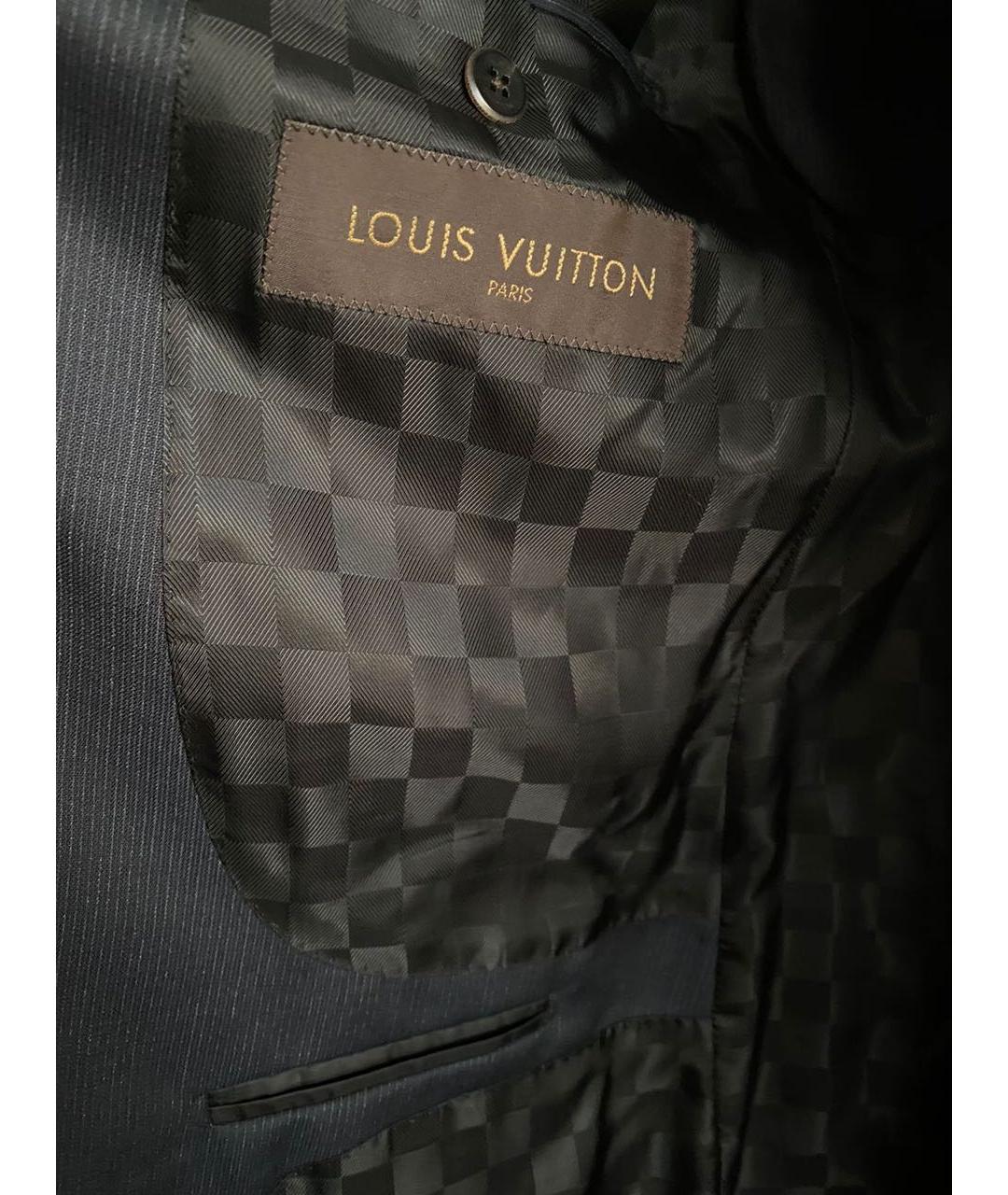 LOUIS VUITTON PRE-OWNED Антрацитовый классический костюм, фото 3