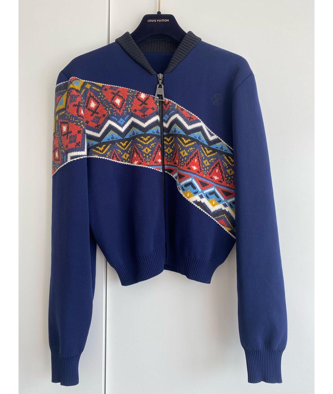 LOUIS VUITTON Синяя шерстяная куртка, фото 7