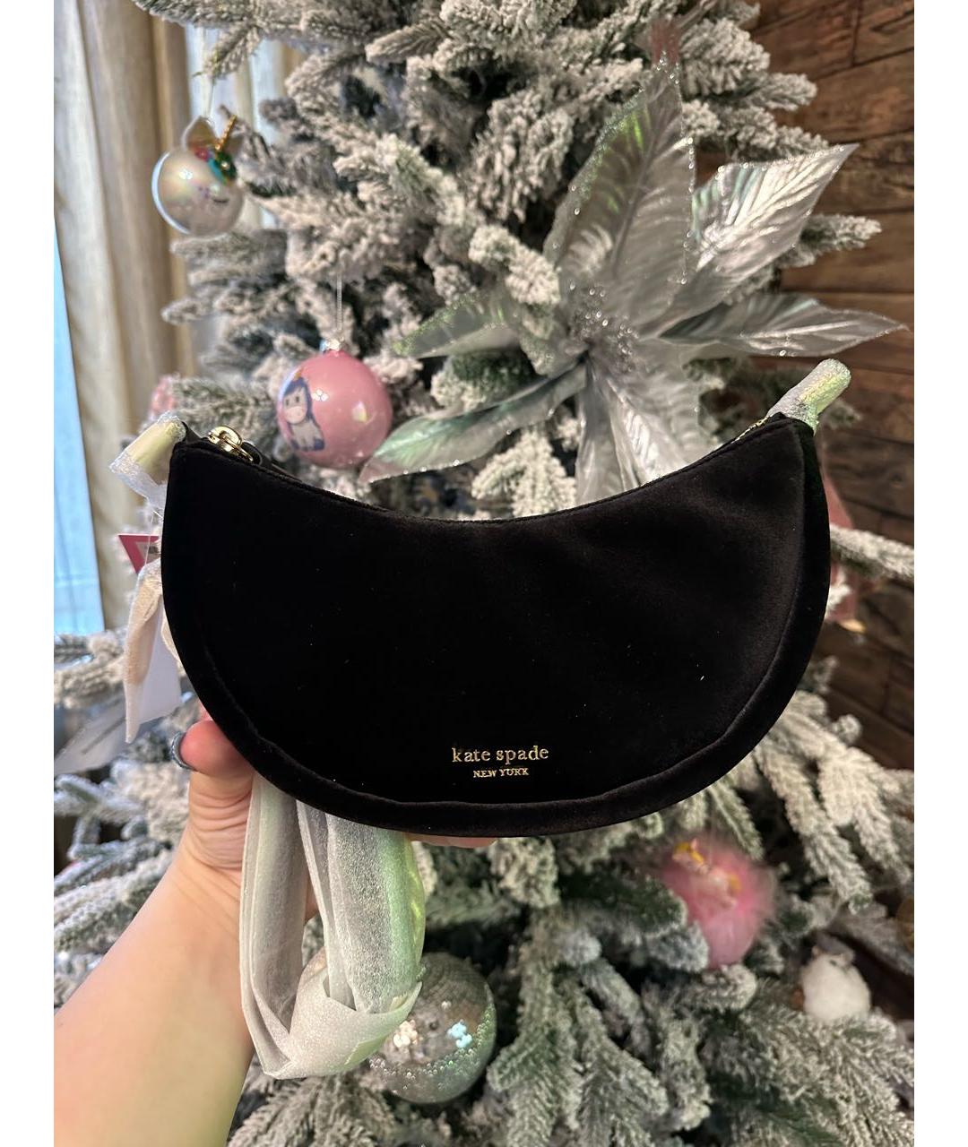 KATE SPADE Черная тканевая сумка через плечо, фото 6