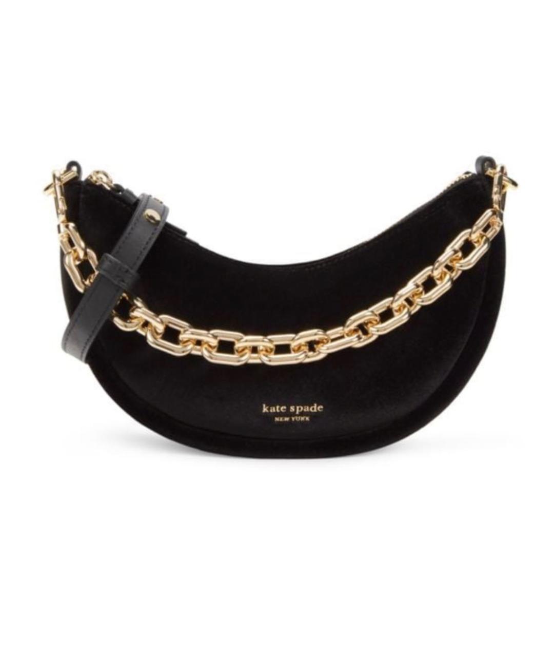 KATE SPADE Черная тканевая сумка через плечо, фото 3