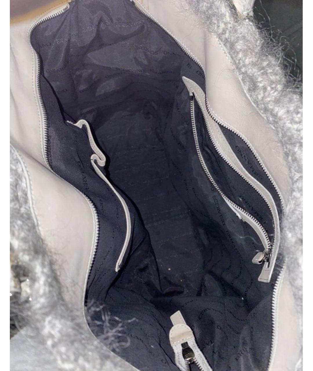 ERMANNO SCERVINO Серая сумка тоут, фото 4