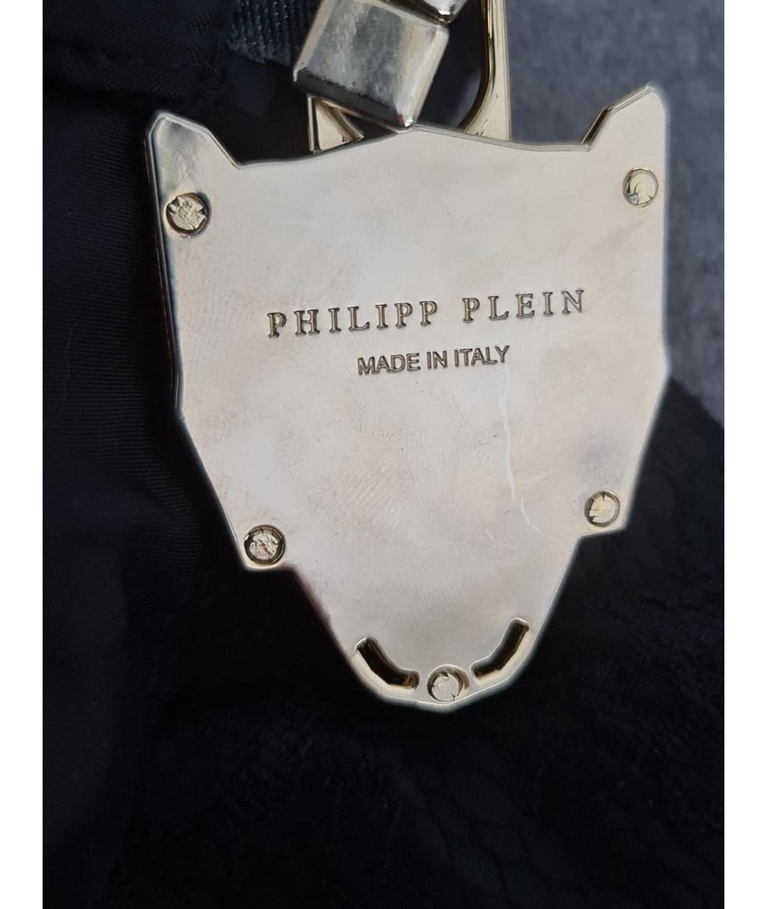 PHILIPP PLEIN Черный пуховик, фото 4