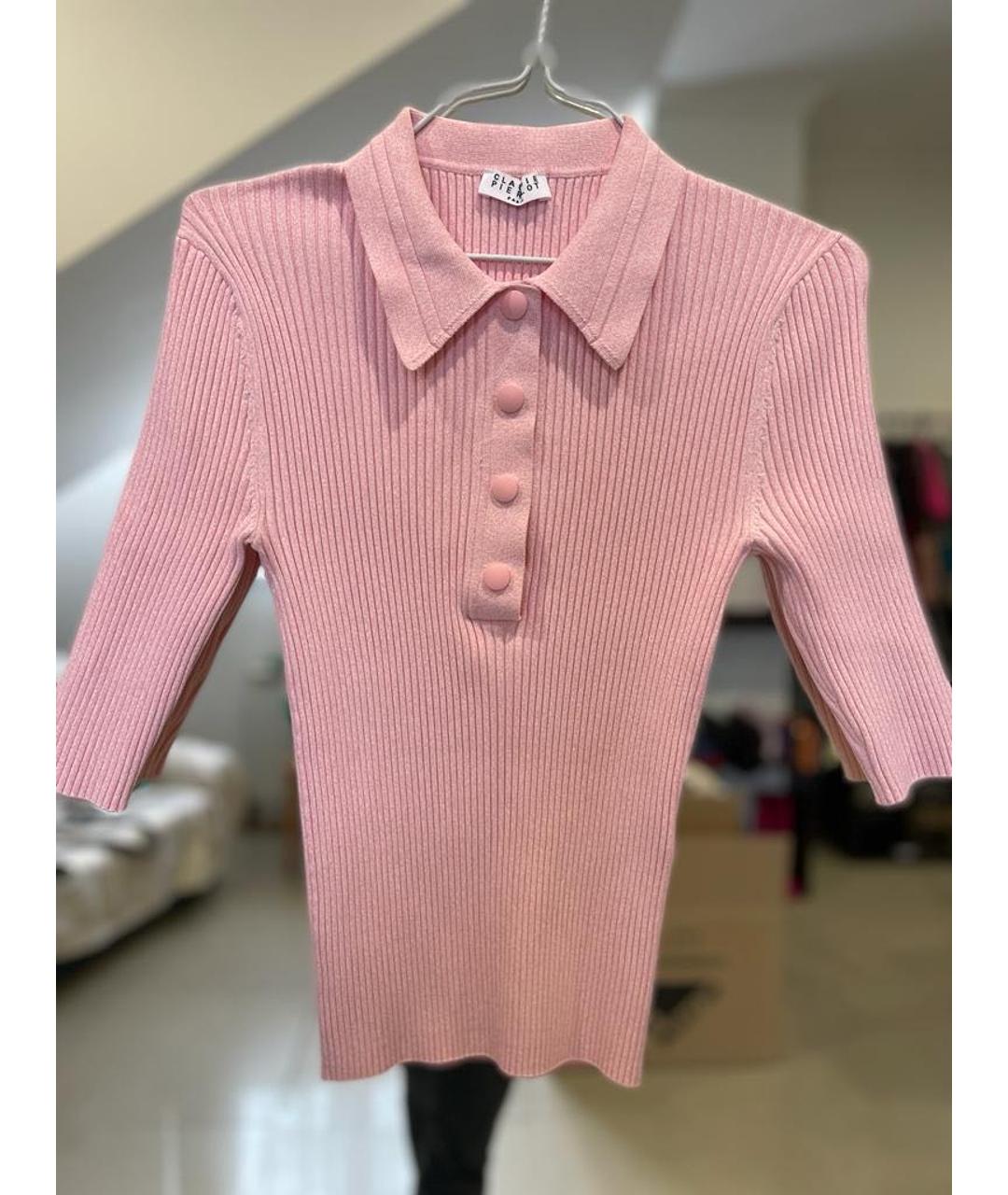 Claudie Pierlot Розовый джемпер / свитер, фото 2