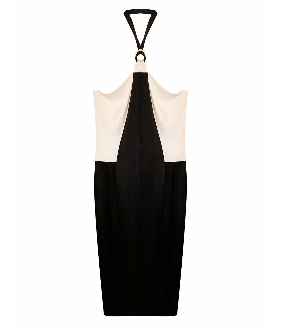 CHANEL PRE-OWNED Черное шелковое коктейльное платье, фото 1