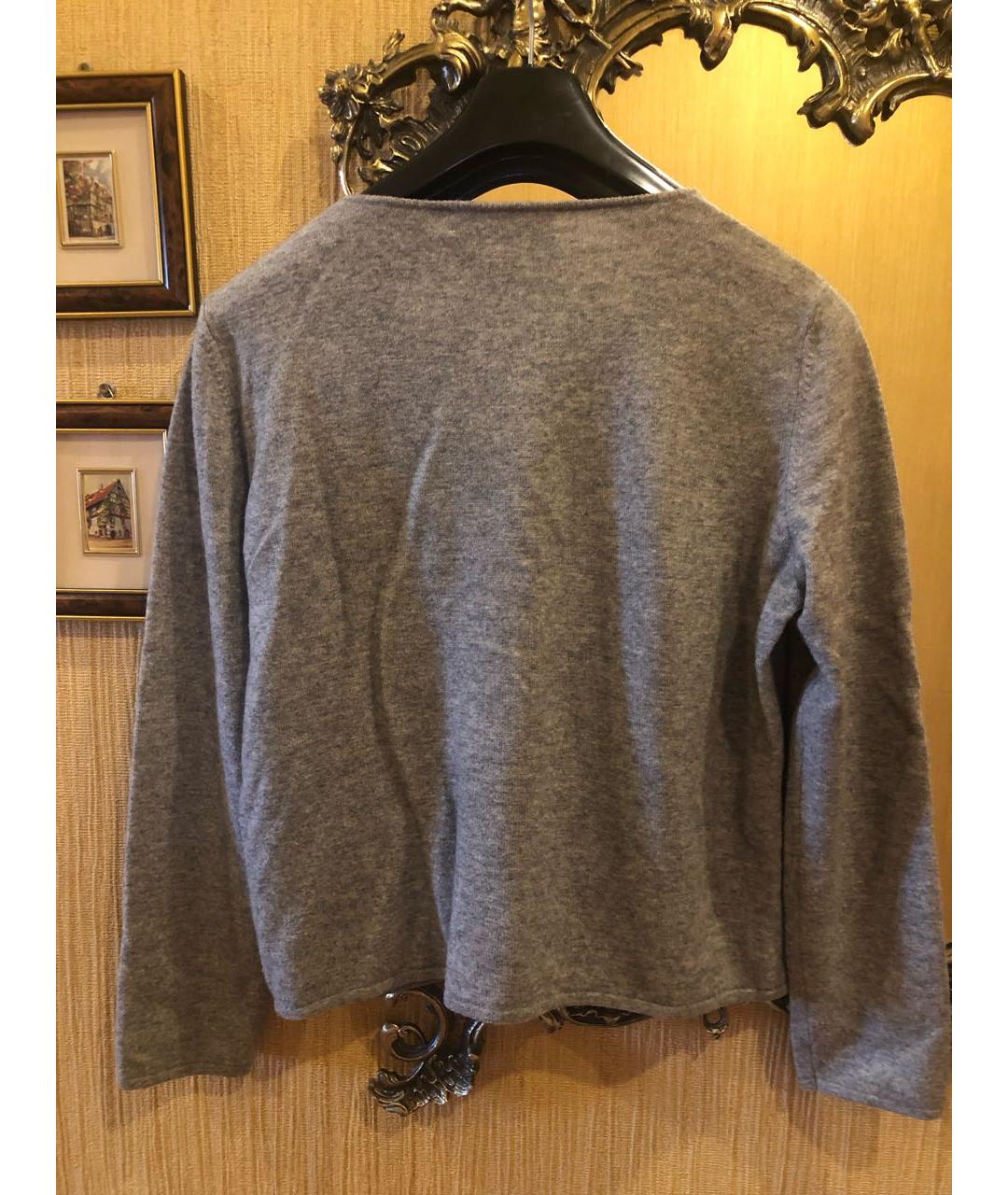 CAROLINA HERRERA Серый шерстяной джемпер / свитер, фото 2