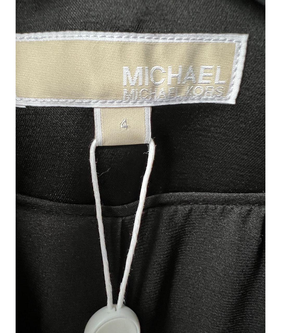 MICHAEL KORS Черный полиэстеровый жакет/пиджак, фото 6